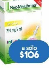 Neo melubrina infantil 100 ml jarabe frasco dosificador