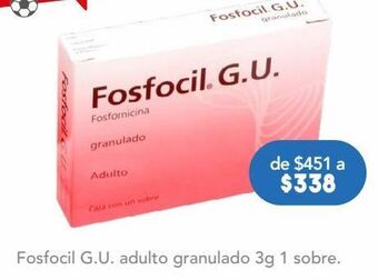 Fosfocil g.u. granulado adulto 1 granulado sobre