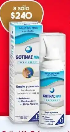 Gotinal defense agua de mar con xilitol 100 ml