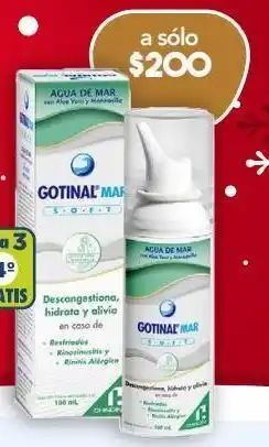 Farmacia San Pablo Gotinal soft agua de mar con aloe vera y manzanilla 100 ml oferta