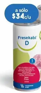Farmacia San Pablo Fresekabi d fórmula para alimentación enteral sabor fresa 236 líquido oferta