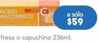 Farmacia San Pablo Humvit vitamina c efervescente sabor naranja 10 tabletas oferta