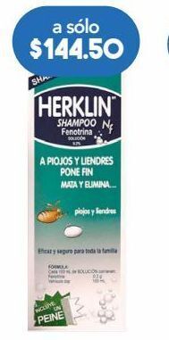 Farmacia San Pablo Herklin shampoo 120 ml oferta