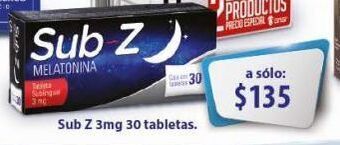 Farmacia San Pablo Sub-z 30 tableta oferta
