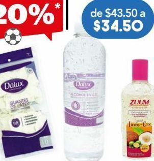 Farmacia San Pablo Dalux alcohol en gel elimina el 99.9% de los gérmenes 500 ml oferta