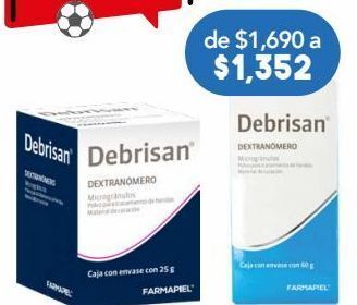 Farmacia San Pablo Debrisan polvo para tratamiento de heridas microgránulos 60 g oferta