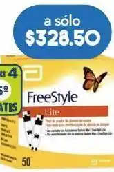 Farmacia San Pablo Freestyle lite tiras 50 piezas oferta