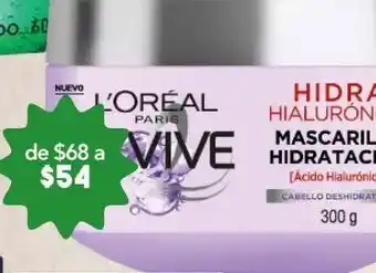 Elvive hidra hialurónico mascarilla hidratación capilar 300 g