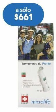 Farmacia San Pablo Microlife termómetro 3s frontal 1 pieza oferta