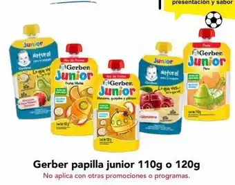 Farmacia San Pablo Gerber junior papilla pouch snack manzana 110 g oferta