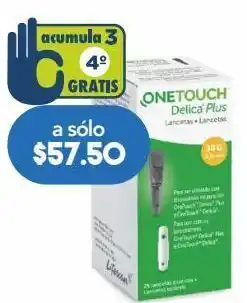 Farmacia San Pablo One touch delica plus lancetas estériles 25 pieza oferta