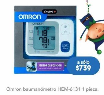 Farmacia San Pablo Omron monitor de presión arterial de muñeca automático hem-6131 1 pieza oferta