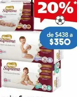 Huggies supreme pañales unisex etapa 6 36 piezas
