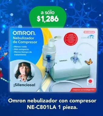 Farmacia San Pablo Omron nebulizador de compresor ne-c801la 1 pieza oferta