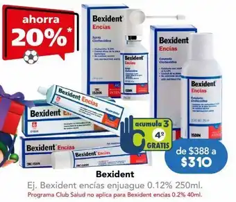 Farmacia San Pablo Bexident encías 250 ml solución frasco dosificador oferta