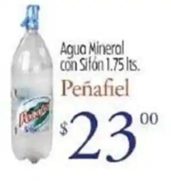 Agua Mineral con Sifón 1.75lts. Peñafiel