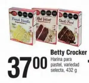 Betty Crocker Harina para Pastel variedad selecta 432g