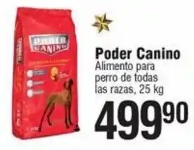 Poder Canino Alimento para perro de todas las razas 25kg