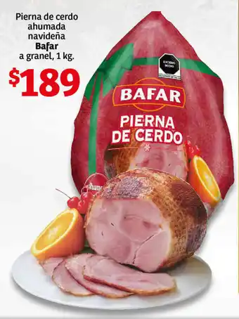 Soriana Híper Pierna de cerdo ahumada navideña Bafar a granel 1kg oferta