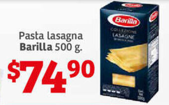 Soriana Híper Pasta Lasagna Barilla 500g oferta