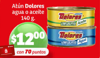 Soriana Híper Atún Dolores agua o aceite 140g oferta