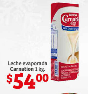 Soriana Híper Leche evaporada Carnation 1kg oferta