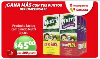 Soriana Híper Producto Lácteo Combinado Nutri 3 pack oferta