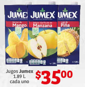 Soriana Híper Jugos Jumex 1.89L cada uno oferta