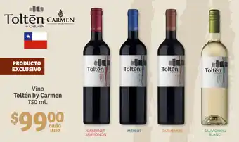 Vino Toltén by Carmen 750ml cada uno