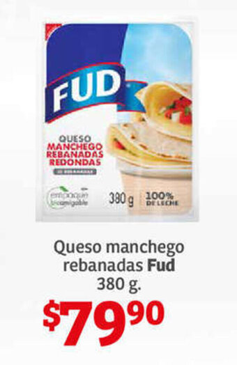 Soriana Híper Queso Manchego Rebanadas Fud 380g oferta