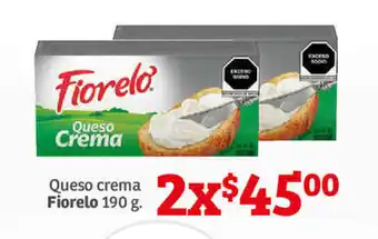Soriana Híper Queso Crema Fiorelo 2 x 190g oferta