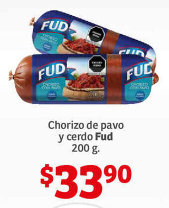 Soriana Híper Chorizo de Pavo y Cerdo Fud 200g oferta