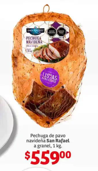 Soriana Híper Pechuga de Pavo Navideña San Rafael a granel 1kg oferta