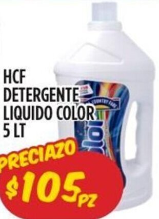 HCF Detergente Liquido Color 5Lt
