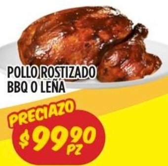 Mi Tienda del Ahorro Pollo Rostizado BBQ o Leña oferta