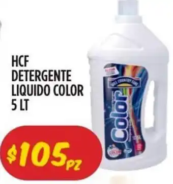 HCF Detergente Liquido Color 5lt