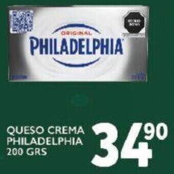 Alsuper Queso Crema Philadelphia 200g oferta