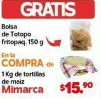 Arteli 1kg de Tortillas de Maiz Mimarca oferta