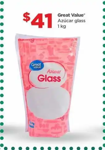 Bodega Aurrerá Great value azúcar glass 1 kg oferta