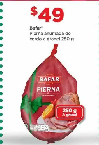 Bodega Aurrerá Bafar pierna ahumada de cerdo a granel 250 g oferta