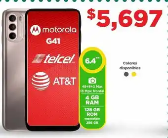 Bodega Aurrerá Motorola g41 4gb/128gb oferta