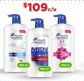 Bodega Aurrerá Shampoo head & shoulders 850ml oferta