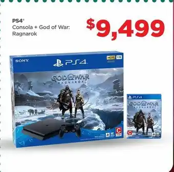 Bodega Aurrerá Ps4 consola + god of war: ragnarok oferta