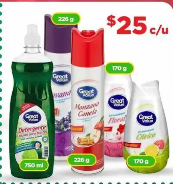 Bodega Aurrerá Detergente líquido great value 750ml oferta