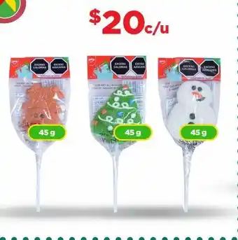 Paletas navideñas 45g