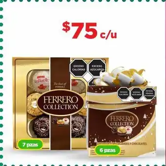 Bodega Aurrerá Bombones ferrero collection 7 o 6 pzas oferta