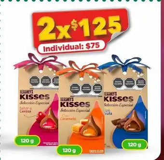 Bodega Aurrerá Bombones hershey's kisses 120g x 2 oferta