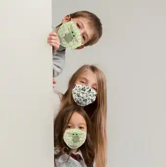 Costco Cubrebocas Reutilizable Biomsk para Niños Caja con 50 Piezas (10 cubrebocas por diseño) oferta