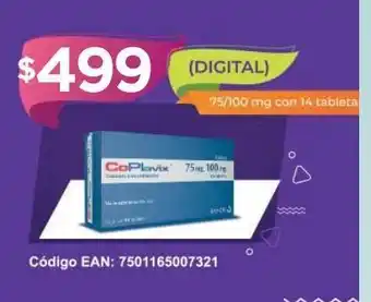 Coplavix 75/100 mg 14 tabs