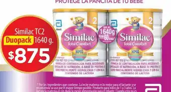 Chedraui Leche infantil similac tc2 1640g oferta